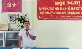 Ban Dân tộc tỉnh Kiên Giang: Tập huấn “Hỗ trợ hoạt động bình đẳng giới” năm 2022