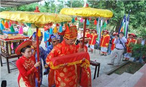 Tổ chức Lễ đón Bằng chứng nhận Di sản văn hóa phi vật thể quốc gia Lễ hội Bà Thu Bồn ngày 14/3/2022