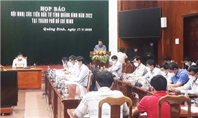 Quảng Bình: Họp báo thông tin Hội nghị xúc tiến đầu tư năm 2022