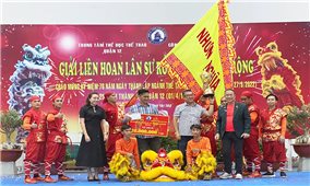 TP. Hồ Chí Minh: Liên hoan lân - sư - rồng Quận 12 mở rộng Kỷ niệm 25 năm thành lập Quận