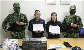 Lào Cai: Bắt vụ vận chuyển 32 bánh heroin