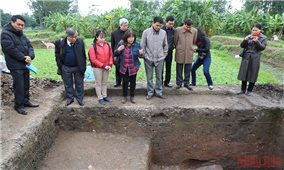 Khai quật khảo cổ tại Thành cổ Luy Lâu