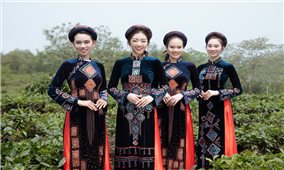 Thí sinh Miss World Việt Nam đẹp ngất ngây trong trang phục dân tộc Tày
