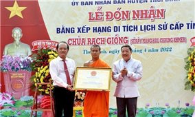 Cà Mau: Chùa Khmer Rạch Giồng được xếp hạng di tích cấp tỉnh