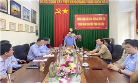 Đoàn công tác Ủy ban Dân tộc thăm, làm việc với Ban Dân tộc tỉnh Đắk Lắk