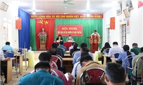 Đoàn đại biểu Quốc hội tỉnh Hà Giang tiếp xúc cử tri trước kỳ họp thứ 3 Quốc hội khóa XV