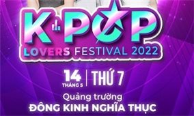 Lễ hội K-pop Lovers Festival 2022 sẽ diễn ra vào ngày 14/5/2022
