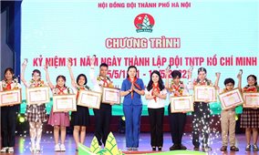 Hà Nội: Trao “Giải thưởng 15 tháng 5” cho thiếu nhi tiêu biểu
