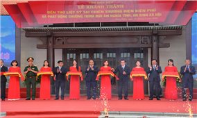 Chủ tịch nước Nguyễn Xuân Phúc dự Lễ khánh thành Đền thờ liệt sĩ tại chiến trường Điện Biên Phủ