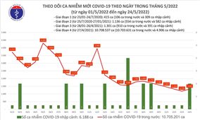 Ngày 24/5: Việt Nam có 1.323 ca mắc COVID-19 và 6.495 ca khỏi bệnh
