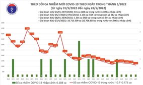 Ngày 28/5: Việt Nam có 1.114 ca mắc COVID-19 và 8.463 ca khỏi bệnh