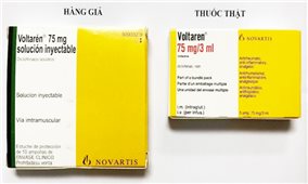 Bộ Y tế cảnh báo thuốc Voltarén 75 mg giả trên thị trường
