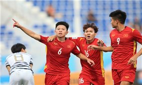Việt Nam cầm hòa Hàn Quốc ở vòng bảng U23 châu Á 2022
