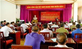 Tập huấn Luật Bảo vệ môi trường cho Người có uy tín tỉnh Lào Cai