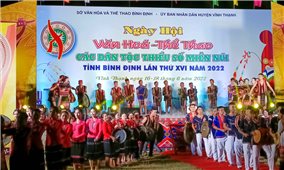 Bình Định: Khai mạc Ngày hội Văn hóa - Thể thao các DTTS miền núi lần thứ XVI - năm 2022