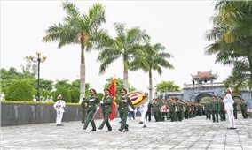 Điện Biên: Truy điệu, an táng 6 hài cốt liệt sĩ quân tình nguyện Việt Nam hy sinh tại Lào