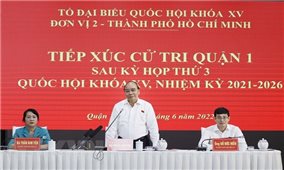 Chủ tịch nước Nguyễn Xuân Phúc: TP. Hồ Chí Minh cần giải quyết ngay những điểm nghẽn về y tế