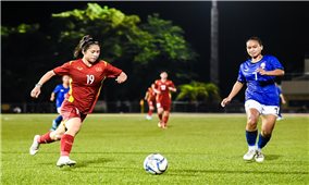 Đội tuyển nữ Việt Nam khởi đầu với chiến thắng đậm trước Campuchia