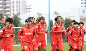 Đội tuyển bóng nữ Việt Nam trước trận gặp Lào: Mục tiêu không đổi