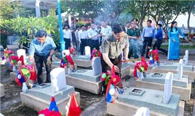 Tưởng nhớ, tri ân các anh hùng, liệt sĩ hi sinh ở chiến trường Lào