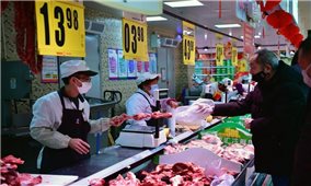 Giá thịt lợn tại Trung Quốc tăng đột biến