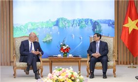 Thủ tướng Phạm Minh Chính tiếp Bộ trưởng Ngoại giao Hy Lạp