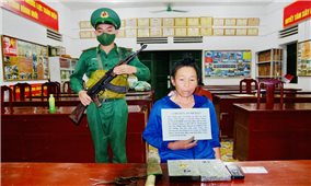 Điện Biên: Một đối tượng nữ bị bắt khi vận chuyển thuê 2 bánh Heroin