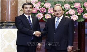 Chủ tịch nước tiếp Viện trưởng Viện Kiểm sát nhân dân tối cao Lào