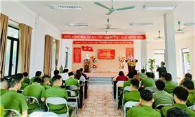 Bắc Hà (Lào Cai): Tổ chức tập huấn nghiệp vụ công tác dân vận và công tác tôn giáo cho lực lượng Công an xã, thị trấn