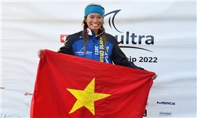 Nữ Triathlete Thanh Vũ vô địch thế giới Trialthlon khắc nghiệt bậc nhất hành tinh