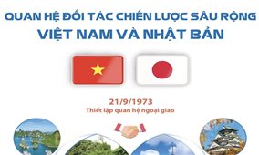 Quan hệ đối tác chiến lược sâu rộng Việt Nam và Nhật Bản