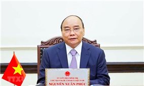 Chủ tịch nước Nguyễn Xuân Phúc hội kiến Nhà vua Nhật Bản