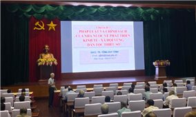 Ban Dân tộc tỉnh Bà Rịa- Vũng Tàu: Tập huấn bồi dưỡng kiến thức dân tộc cho cán bộ cơ sở