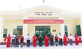 Bắc Giang: Khánh thành nhà sinh hoạt cộng đồng ở huyện Lục Ngạn
