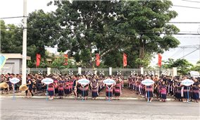 Gia Lai: Gần 730 nghệ nhân tham gia Liên hoan không gian văn hóa cồng chiêng huyện Kông Chro