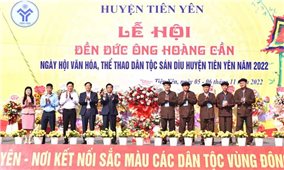 Sắc màu Lễ hội Đền Đức ông Hoàng Cần và Ngày hội Văn hóa Thể thao dân tộc Sán Dìu huyện Tiên Yên năm 2022