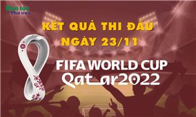 Kết quả thi đấu vòng bảng World Cup 2022 ngày 23/11