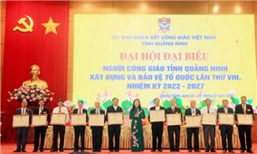 Đại hội Đại biểu người công giáo tỉnh Quảng Ninh xây dựng và bảo vệ Tổ quốc lần thứ VIII