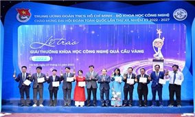 Trao Giải thưởng Quả cầu vàng và Nữ sinh KHCN Việt Nam năm 2022