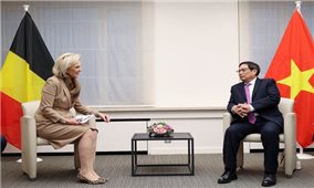 Thủ tướng Phạm Minh Chính gặp Công chúa Bỉ Astrid