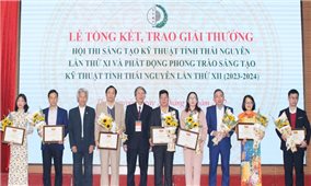 Trao giải Hội thi Sáng tạo kỹ thuật tỉnh Thái Nguyên lần thứ XI