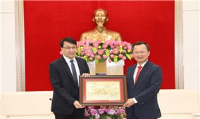 Quyền Chủ tịch UBND tỉnh Quảng Ninh tiếp xã giao nhà đầu tư