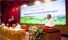 Lãnh đạo tỉnh Quảng Ninh đối thoại với nông dân
