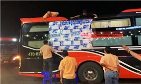 Tái diễn tình trạng xe khách bị ném đá khi lưu thông trên Đường Hồ Chí Minh