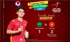 U20 Việt Nam thắng đương kim vô địch U20 châu Á trong trận giao hữu