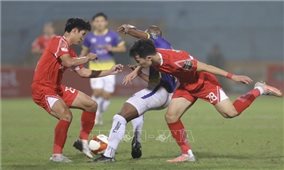 V.League 1-2023: Thắng đậm tại vòng 1, đội tân binh Công an Hà Nội dẫn đầu bảng xếp hạng