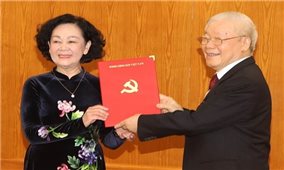 Đồng chí Trương Thị Mai giữ chức Thường trực Ban Bí thư