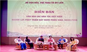 Văn hóa các dân tộc Việt Nam: Nguồn lực phát triển đất nước phồn vinh, hạnh phúc