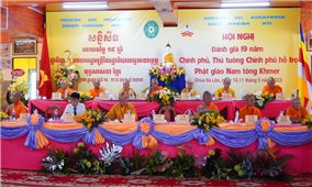 Hội nghị đánh giá triển khai kết luận của Chính phủ, Thủ tướng Chính phủ hỗ trợ Phật giáo Nam tông Khmer