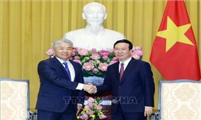 Chủ tịch nước tiếp Đoàn Hội đồng An ninh quốc gia Mông Cổ